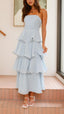 Kate | Vestido Longo com Babados em Camadas