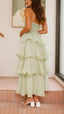 Kate | Vestido Longo com Babados em Camadas
