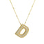 Savannah | Diamant-Bubble-Buchstaben-Halskette