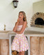 Lynn | Blumiges Korsett-Minikleid