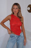 Jolie | One-Shoulder-Spitzenoberteil