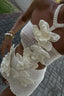 Margaret | Vestido Mini de Tricô Floral com Alça Halter
