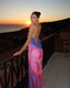 Eulalia | Slim Backless Printed Maxi Dress