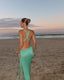 Chandria | Geflochtenes Maxikleid mit Schlitz