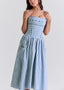 Ariana | Ärmelloses Midi-Sommerkleid