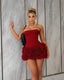 Jayla | Vestido Mini Elegante Tomara que Caia com Corset