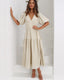 Bethany | Vestido com Mangas Bufantes