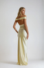 Emory | Rückenfreies Satin-Maxikleid