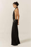 Joanna | Vestido Longo com Gola Halter e Costas Abertas