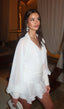 Angelina | Vestido Curto com Mangas Bufantes