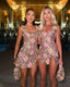 Azariah | Vestido com Lantejoulas e Cristais
