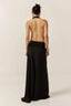 Joanna | Vestido Longo com Gola Halter e Costas Abertas