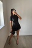 Lennie | Vestido Curto com Gola Alta