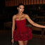 Jayla | Vestido Mini Elegante Tomara que Caia com Corset