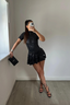 Lennie | Vestido Curto com Gola Alta