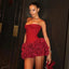 Jayla | Vestido Mini Elegante Tomara que Caia com Corset