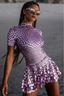 Frankie | Vestido Curto com Gola Alta