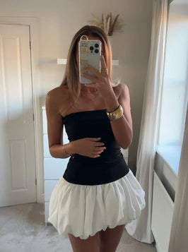 Danielle | Minikleid mit Bubble-Saum