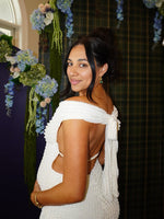 Althea | Elegantes Rückenfreies Umstands-Maxikleid