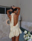 Gianna | Spitzen-Minidress mit Halterneck
