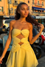 Priya | Minikleid mit Goldenen Ringen