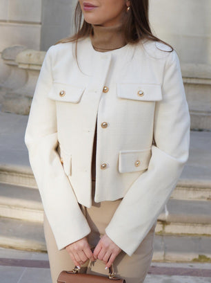 Megan | Jaqueta Cropped Vintage