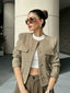 Megan | Jaqueta Cropped Vintage