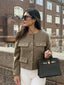 Megan | Jaqueta Cropped Vintage