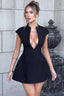 Marley | Vestido Curto com Mangas Curtas