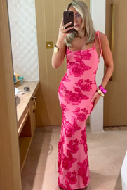 Thea | Geblümtes Maxikleid