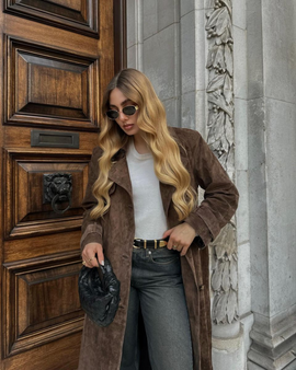 Orla | Sobretudo de Camurça