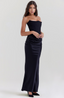 Tessa | Schulterfreies Maxikleid