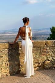 Ivy | Perlen-Maxikleid