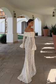 Rosie | Spitzen-Maxikleid