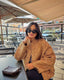 Victoria | Oversize’owa Kurtka z Cekinami