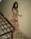Monica | Vestido Curto com Gola Alta