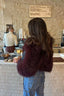 Noemi | Cropped Fluffy Jacket With Notch Lapel