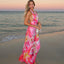 Aviana | Vestido Longo Halter com Costas Abertas