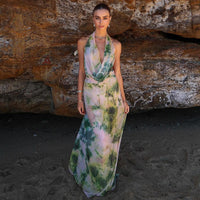 Reign | Rückenfreies Neckholder-Maxikleid