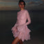 Vada | Vestido Curto Rosa Suave