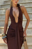 Dalia | Elegant Pleated Maxi Dress