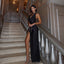 Raina | Ärmelloses Rückenfreies Neckholder-Schlitzkleid