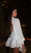 Angelina | Vestido Curto com Mangas Bufantes