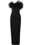 Anastasia | Vestido Luxuoso com Plumas