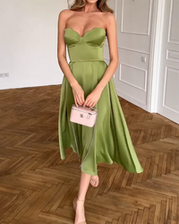 Sabrina | Strapless Elegantes Kleid