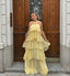 Amira | Vestido Longo Costas Abertas com Babados
