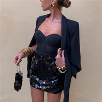 Mallory | Glitzernder Paillettenrock