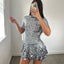 Djenna | Vestido Curto com Gola Alta