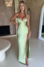 Natalie | Vestido Longo de Cetim