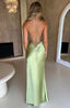 Natalie | Vestido Longo de Cetim